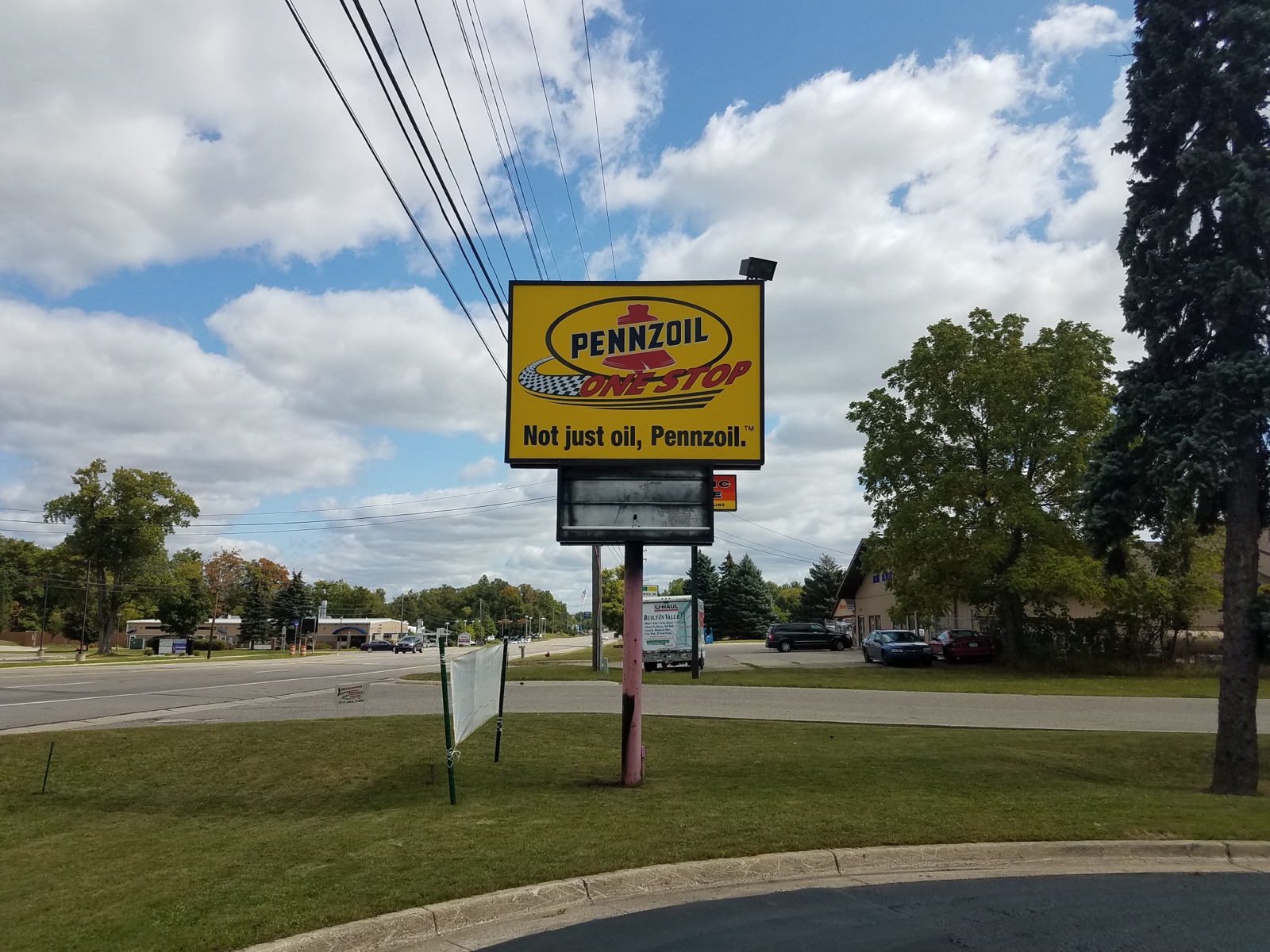 Marquee sign install